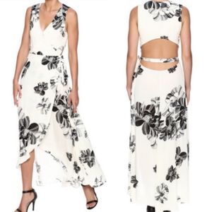 NWT Dance & Marvel floral wrap maxi dress